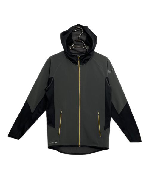 NIKE（ナイキ）NIKE (ナイキ) ジップジャケット グレー×ブラック サイズ:Mの古着・服飾アイテム