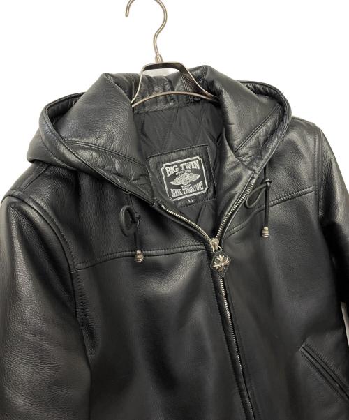 BIG TWIN（ビッグツイン）BIG TWIN (ビッグツイン) レザージャケット サイズ:40の古着・服飾アイテム