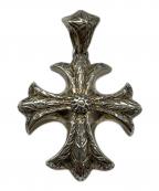 BIG TWINビッグツイン）の古着「総柄総手彫り シルバークロス」