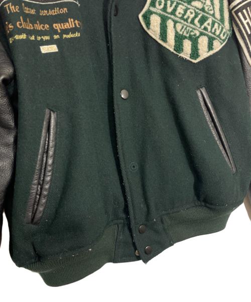 HICAST CLUB（ハイキャストクラブ）HICAST CLUB (ハイキャストクラブ) スタジャン グリーン×ブラック サイズ:FREEの古着・服飾アイテム
