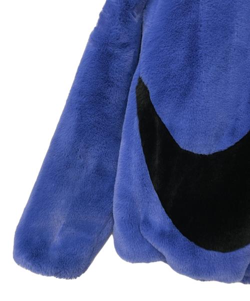 NIKE（ナイキ）NIKE (ナイキ) フェイクファージャケット ブルー サイズ:Lの古着・服飾アイテム