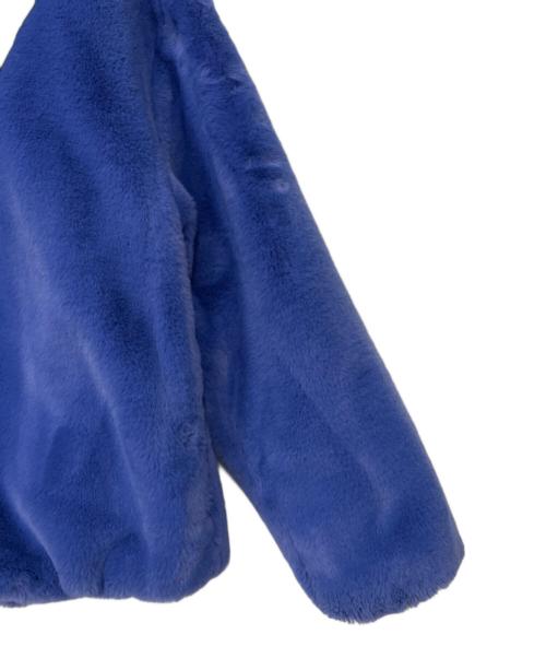 NIKE（ナイキ）NIKE (ナイキ) フェイクファージャケット ブルー サイズ:Lの古着・服飾アイテム