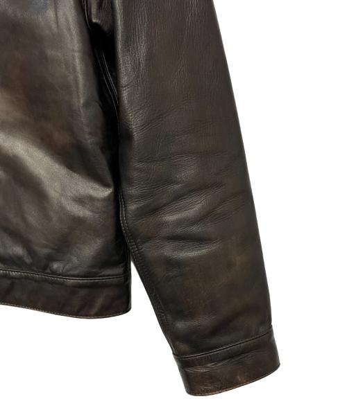 MOTOR by HIDEO MOTOIKE（ヒデオ モトイケ）MOTOR by HIDEO MOTOIKE (ヒデオ モトイケ) レザージャケット ブラウン サイズ:Sの古着・服飾アイテム
