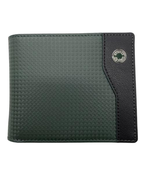 STUDIO DESIMO（スタジオ デシモ）STUDIO DESIMO (スタジオ デシモ) 2つ折り財布 グリーンの古着・服飾アイテム