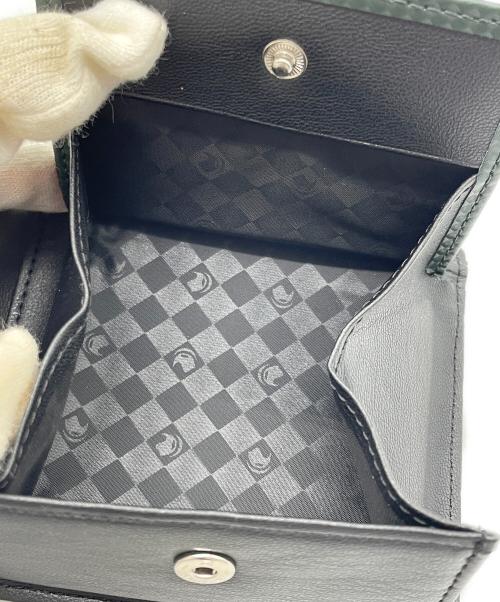 STUDIO DESIMO（スタジオ デシモ）STUDIO DESIMO (スタジオ デシモ) 2つ折り財布 グリーンの古着・服飾アイテム