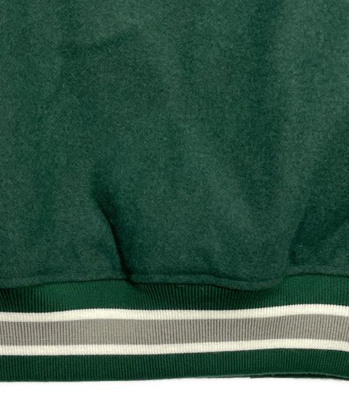 Champion（チャンピオン）Champion (チャンピオン) スタジャン グリーン サイズ:Mの古着・服飾アイテム