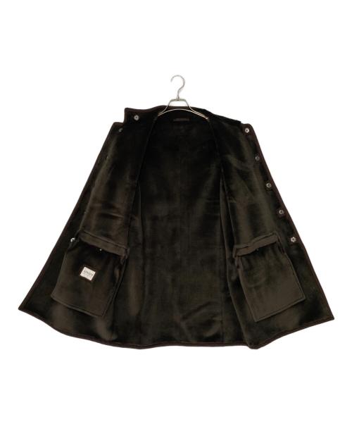 ARMANI COLLEZIONI（アルマーニ コレツィオーニ）ARMANI COLLEZIONI (アルマーニ コレツィオーニ) フェイクムートンコート ブラウン サイズ:46の古着・服飾アイテム