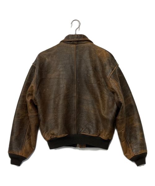 AVIREX（アヴィレックス）AVIREX (アヴィレックス) フライトジャケット ブラウン サイズ:XSの古着・服飾アイテム