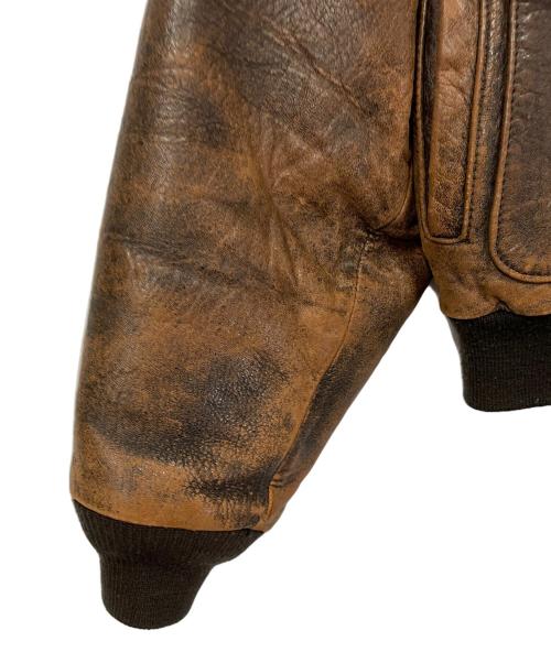 AVIREX（アヴィレックス）AVIREX (アヴィレックス) フライトジャケット ブラウン サイズ:XSの古着・服飾アイテム