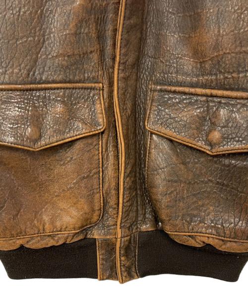 AVIREX（アヴィレックス）AVIREX (アヴィレックス) フライトジャケット ブラウン サイズ:XSの古着・服飾アイテム