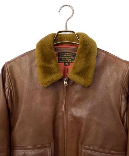 BUZZ RICKSON'S（バズリクソンズ）BUZZ RICKSON'S (バズリクソンズ) フライトジャケット ブラウン サイズ:36の古着・服飾アイテム