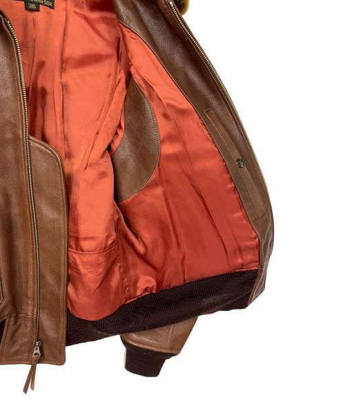 BUZZ RICKSON'S（バズリクソンズ）BUZZ RICKSON'S (バズリクソンズ) フライトジャケット ブラウン サイズ:36の古着・服飾アイテム