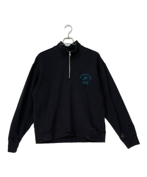 NIKE（ナイキ）NIKE (ナイキ) ハーフジップスウェット ブラック サイズ:Lの古着・服飾アイテム