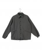 BROWN by 2-tacsブラウンバイツータックス）の古着「コーチジャケット」｜グレー