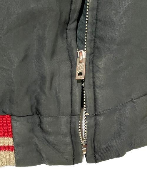 東洋エンタープライズ（トウヨウエンタープライズ）東洋エンタープライズ (トウヨウエンタープライズ) リバーシブルサテンスカジャン ダークグリーン×イエロー サイズ:Mの古着・服飾アイテム