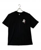 stussyステューシー）の古着「Tシャツ」｜ブラック
