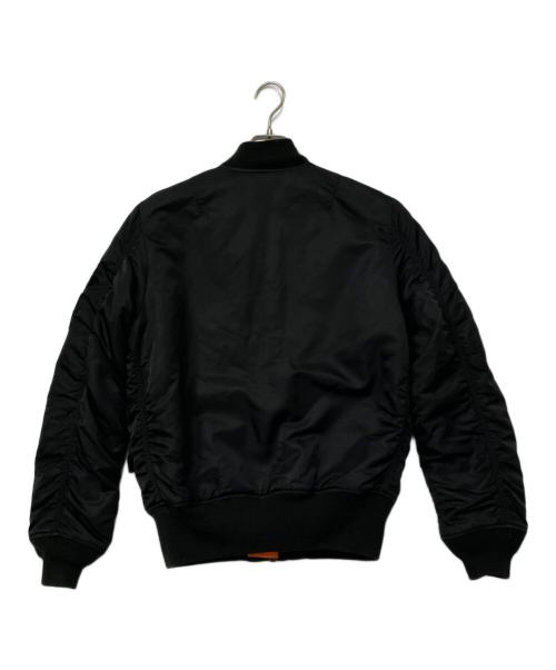 ALPHA（アルファ）ALPHA (アルファ) MA-1ジャケット ブラック サイズ:MEDIUMの古着・服飾アイテム