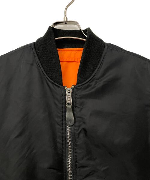 ALPHA（アルファ）ALPHA (アルファ) MA-1ジャケット ブラック サイズ:MEDIUMの古着・服飾アイテム