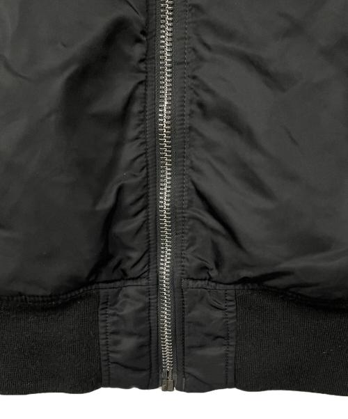ALPHA（アルファ）ALPHA (アルファ) MA-1ジャケット ブラック サイズ:MEDIUMの古着・服飾アイテム