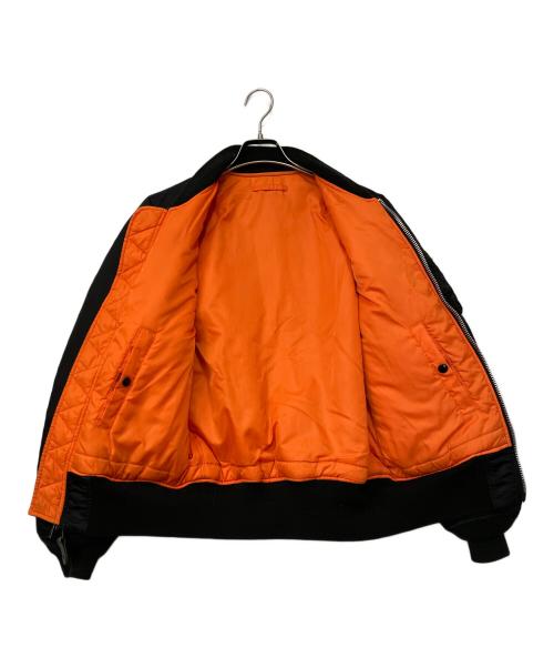 ALPHA（アルファ）ALPHA (アルファ) MA-1ジャケット ブラック サイズ:MEDIUMの古着・服飾アイテム