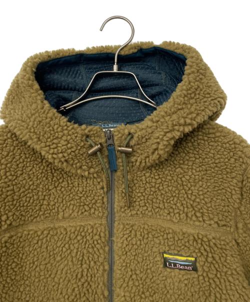 L.L.Bean（エルエルビーン）L.L.Bean (エルエルビーン) マウンテン・パイル・フリース・フーディ オリーブ サイズ:不明の古着・服飾アイテム