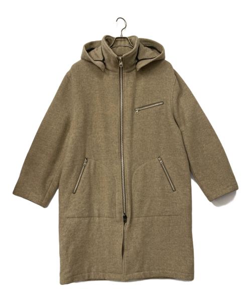 YOHJI YAMAMOTO（ヨウジヤマモト）YOHJI YAMAMOTO (ヨウジヤマモト) D'URBAN (ダーバン) A.A.R (アール) ウールロングコート ベージュ サイズ:Lの古着・服飾アイテム