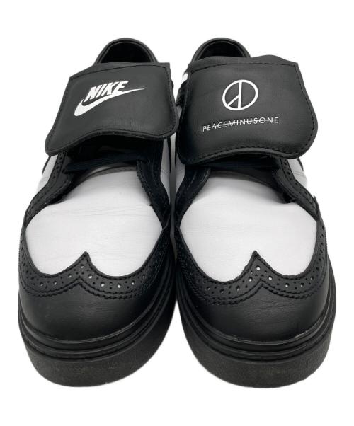 NIKE（ナイキ）NIKE (ナイキ) PEACEMINUSONE (ピースマイナスワン) スニーカー ホワイト×ブラック サイズ:28の古着・服飾アイテム