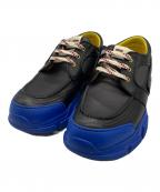 GUCCIグッチ）の古着「スニーカー」｜ブラック×ブルー