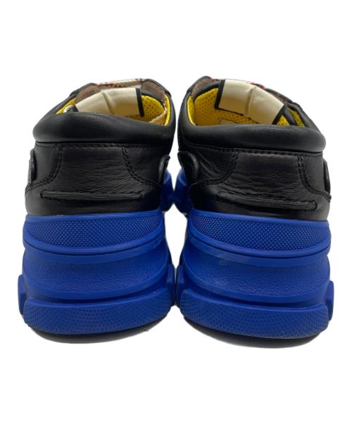 GUCCI（グッチ）GUCCI (グッチ) スニーカー ブラック×ブルー サイズ:9 1/2の古着・服飾アイテム