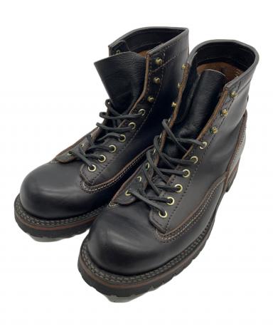 中古・古着通販】LONE WOLF BOOTS (ロンウルフブーツ) ロガーブーツ