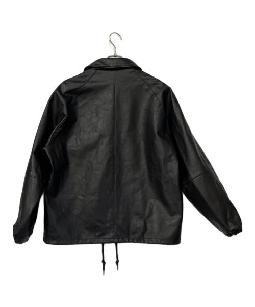 Schott（ショット）Schott (ショット) レザーコーチジャケット ブラック サイズ:Lの古着・服飾アイテム