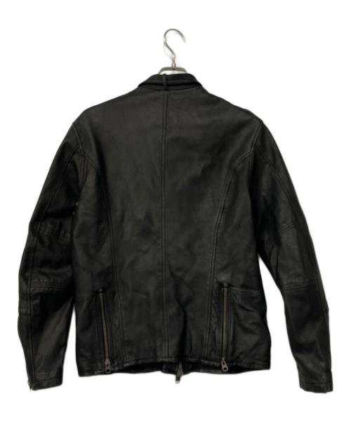 AVIREX（アヴィレックス）AVIREX (アヴィレックス) レザーライダースジャケット ブラック サイズ:Lの古着・服飾アイテム