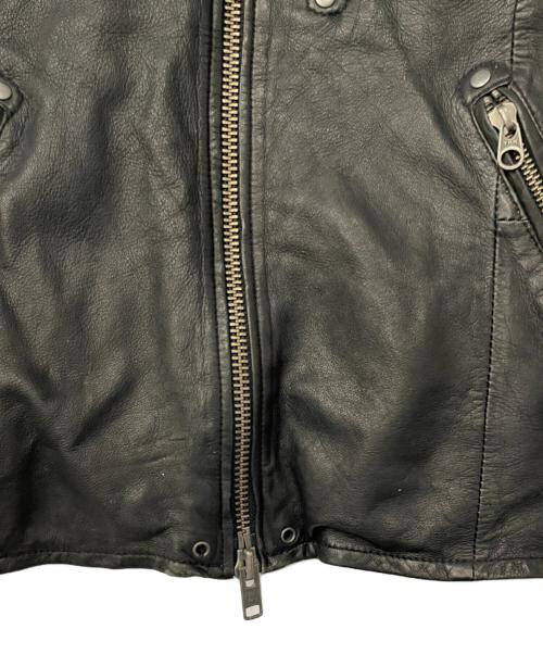 AVIREX（アヴィレックス）AVIREX (アヴィレックス) レザーライダースジャケット ブラック サイズ:Lの古着・服飾アイテム