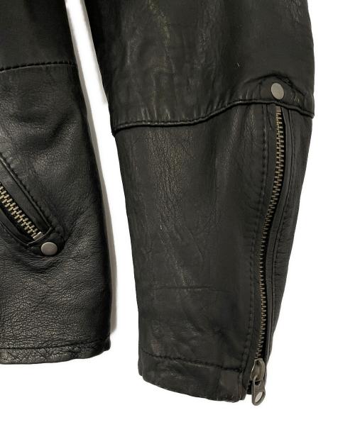 AVIREX（アヴィレックス）AVIREX (アヴィレックス) レザーライダースジャケット ブラック サイズ:Lの古着・服飾アイテム