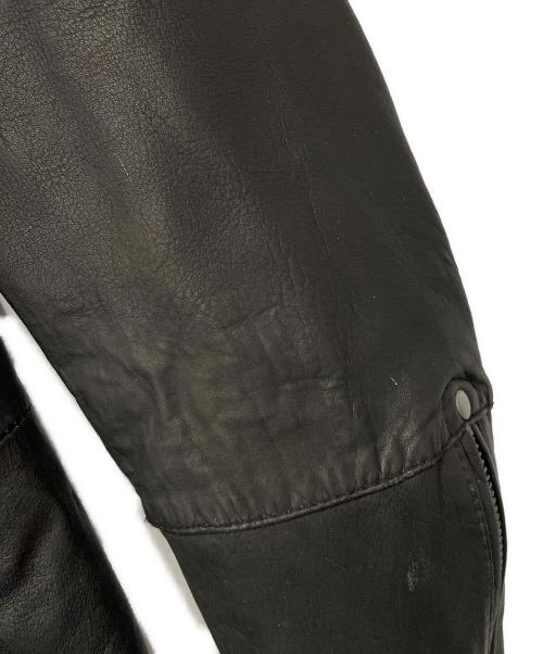 AVIREX（アヴィレックス）AVIREX (アヴィレックス) レザーライダースジャケット ブラック サイズ:Lの古着・服飾アイテム