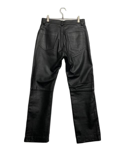 JOHNBULL（ジョンブル）JOHNBULL (ジョンブル) レザーパンツ ブラック サイズ:Lの古着・服飾アイテム