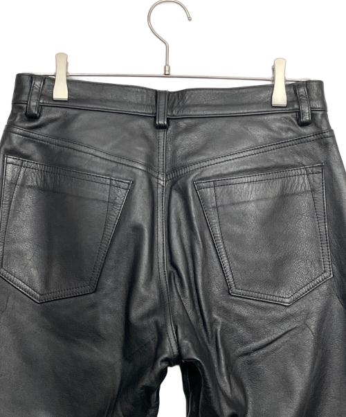 JOHNBULL（ジョンブル）JOHNBULL (ジョンブル) レザーパンツ ブラック サイズ:Lの古着・服飾アイテム