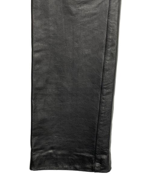 JOHNBULL（ジョンブル）JOHNBULL (ジョンブル) レザーパンツ ブラック サイズ:Lの古着・服飾アイテム