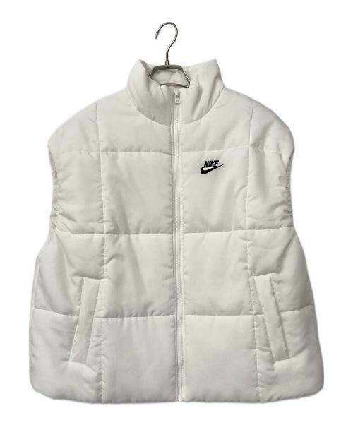 NIKE（ナイキ）NIKE (ナイキ) 中綿ダウンベスト ホワイト サイズ:Mの古着・服飾アイテム