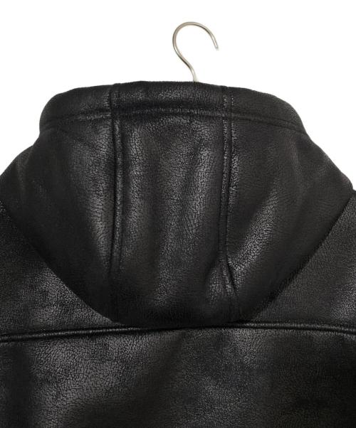 EMPORIO ARMANI（エンポリオ アルマーニ）EMPORIO ARMANI (エンポリオ アルマーニ) フーデッドジャケット ブラック サイズ:XXLの古着・服飾アイテム