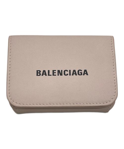 BALENCIAGA（バレンシアガ）BALENCIAGA (バレンシアガ) 3つ折り財布 ライトピンクの古着・服飾アイテム