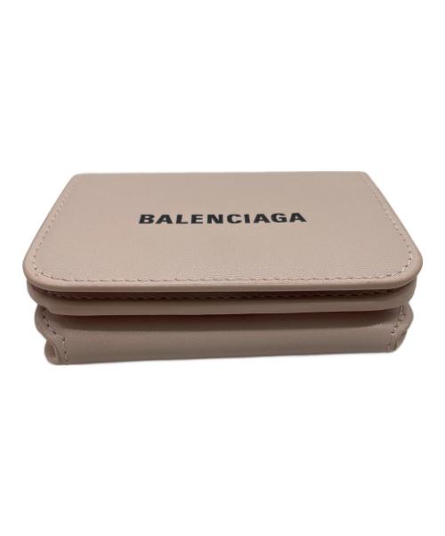 BALENCIAGA（バレンシアガ）BALENCIAGA (バレンシアガ) 3つ折り財布 ライトピンクの古着・服飾アイテム