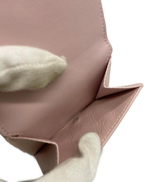 BALENCIAGA（バレンシアガ）BALENCIAGA (バレンシアガ) 3つ折り財布 ライトピンクの古着・服飾アイテム