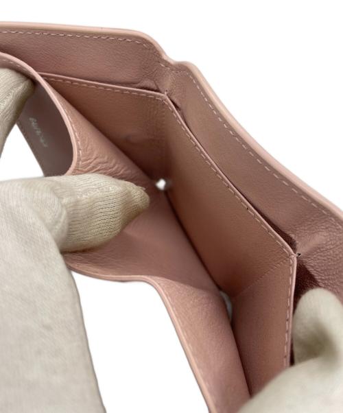 BALENCIAGA（バレンシアガ）BALENCIAGA (バレンシアガ) 3つ折り財布 ライトピンクの古着・服飾アイテム