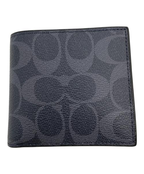 COACH（コーチ）COACH (コーチ) 2つ折り財布 ブラックの古着・服飾アイテム