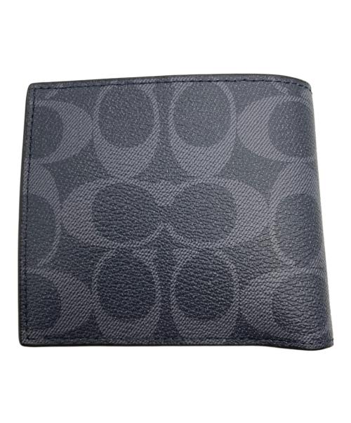 COACH（コーチ）COACH (コーチ) 2つ折り財布 ブラックの古着・服飾アイテム