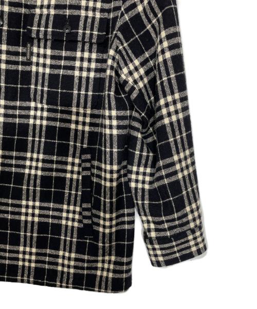 BURBERRY（バーバリー）BURBERRY (バーバリー) シャツジャケット ブラック サイズ:Mの古着・服飾アイテム