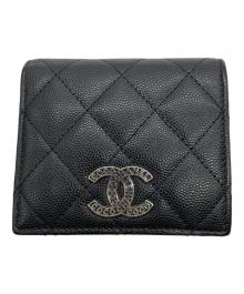 CHANEL（シャネル）の古着「2つ折り財布」｜ブラック