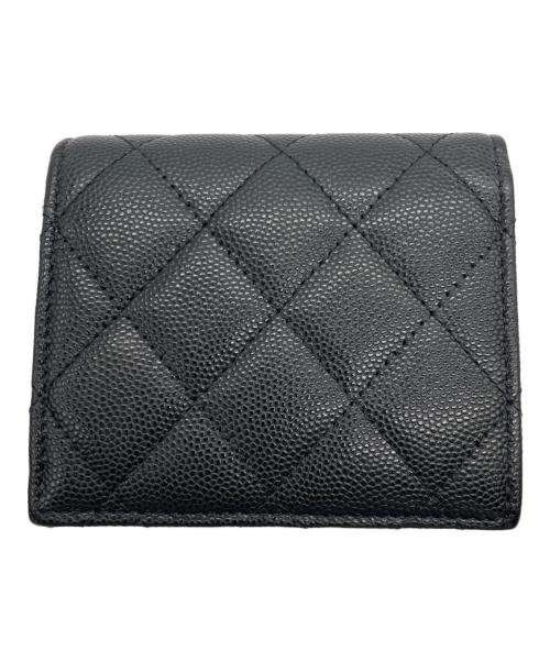 CHANEL（シャネル）CHANEL (シャネル) 2つ折り財布 ブラックの古着・服飾アイテム
