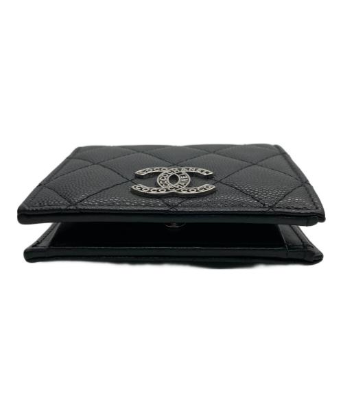 CHANEL（シャネル）CHANEL (シャネル) 2つ折り財布 ブラックの古着・服飾アイテム